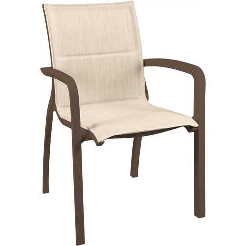 Grosfillex UT090599 Sunset Comfort Armchair Beige/fb