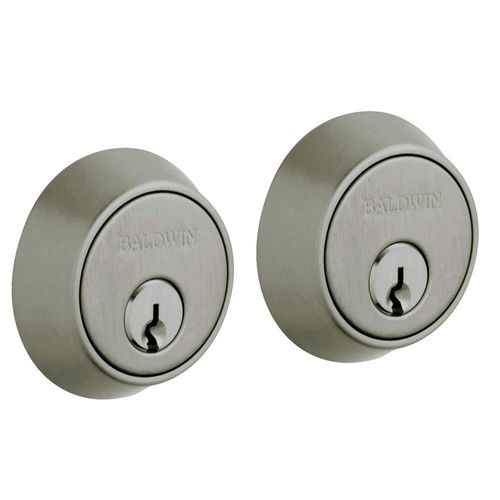 BALD CONTEMPORARY DOUBLE CYLINDER Deadbolt, Antique Nickel