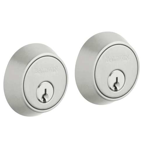 BALD CONTEMPORARY DOUBLE CYLINDER Deadbolt, Satin Chrome