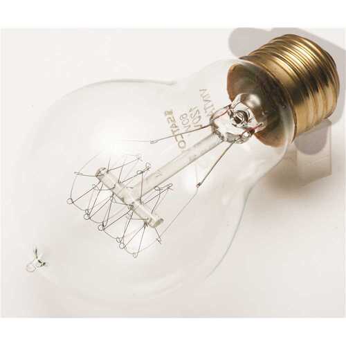 Vintage A Bulb, 60 Watt, Quad Loop, 120 Volt