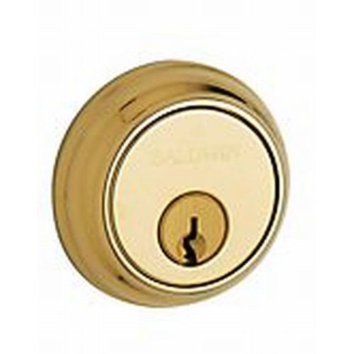Traditional 1-5/8" Single Cylinder Deadbolt Lifetime Brass by Satin Nickel Finish