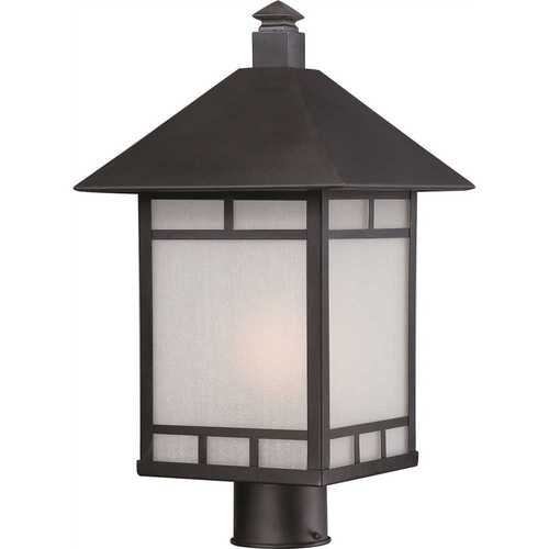 Nuvo Lighting 60/5605 Drexel Post Lantern Stone Black