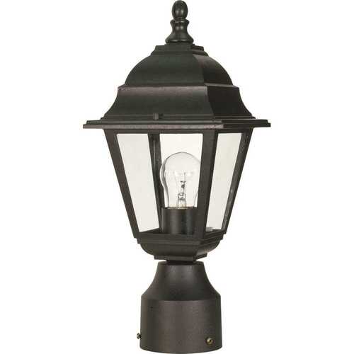 Nuvo Textured Black Briton One-Light 14 Post Lantern