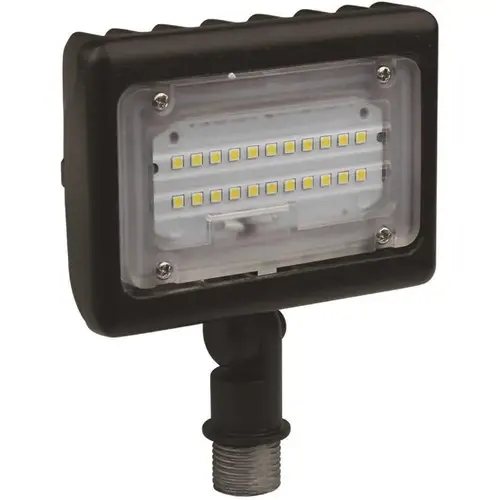 LED Small Flood Light 15 Watt, 4000k Bronze Finish