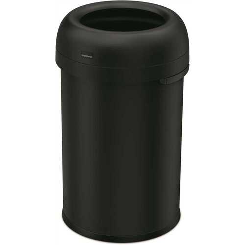 115l 30 Gal. Bullet Open Top Can Matte Black