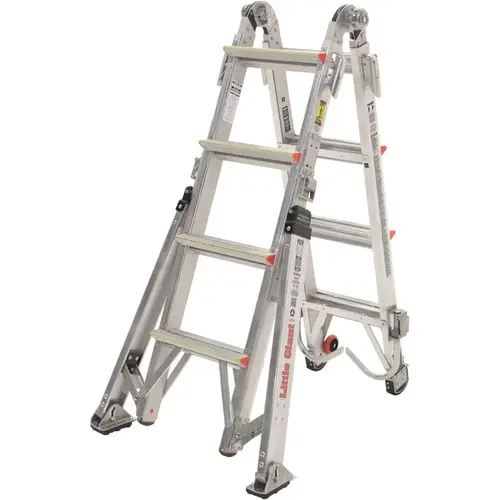 Model 17 Aluminum Articulated Extendable Ladder