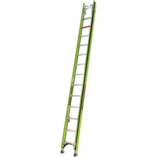 28' Extension Ladder With Cable Hook, Claw And Pole Strap