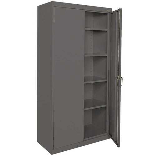 36 W X 72 H X 18 D Steel Freestanding Garage Cabinet,charcoal