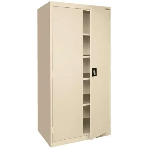 Garage Cabinet In Putty, 36 In. W X 72 In. H X 18 In. D