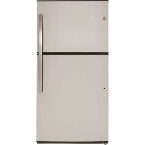 Energy Star 21.1 Cu. Ft. Top Freezer Refrigerator,icemaker Stainless Steel