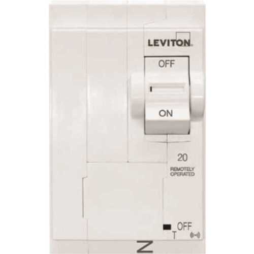 Leviton R15-LB220-STR Gen2 20a Smart Branch Circuit Breaker With Remote Control, 2 Pole