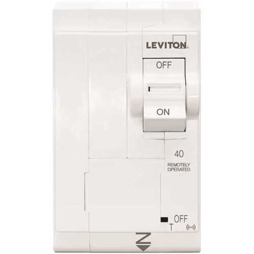 Leviton R15-LB240-STR Gen2 40a Smart Branch Circuit Breaker With Remote Control, 2 Pole