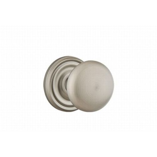 Providence Knob Passage With Regular Rose Antique Nickel Finish