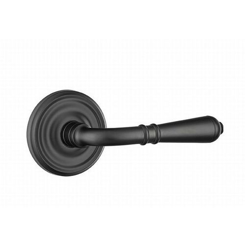 Turino Lever Left Hand Passage With Regular Rose Flat Black Finish