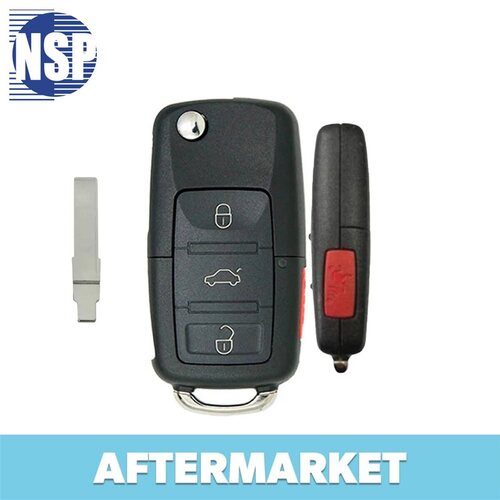 VOLKSWAGEN 4-BTN FLIP KEY