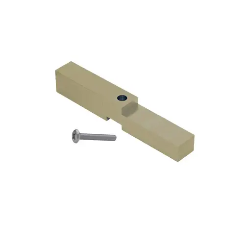 Shower Header Adapter Block with Screw Brass