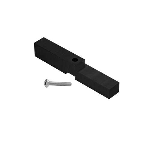 Shower Header Adapter Block with Screw Matte Black