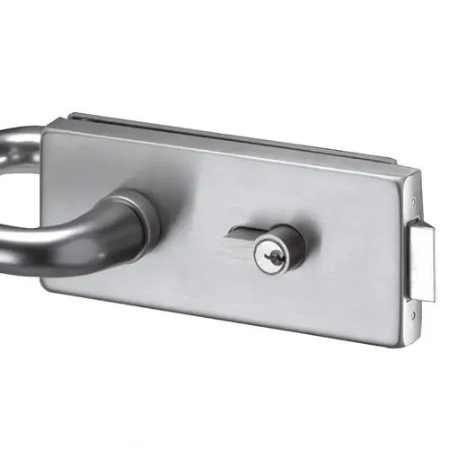 European Style lock with European Cylinder Satin Anodized