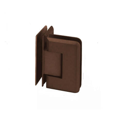 Heavy Duty Glass to Glass 90 Degree Woodstock Radius Bevelled Hinge Oil Rubbed Bronze