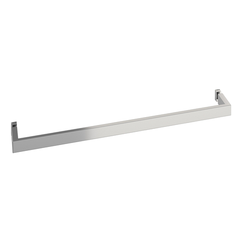 Polished Stainless Steel 24" Hollow Towel Bar U-Style