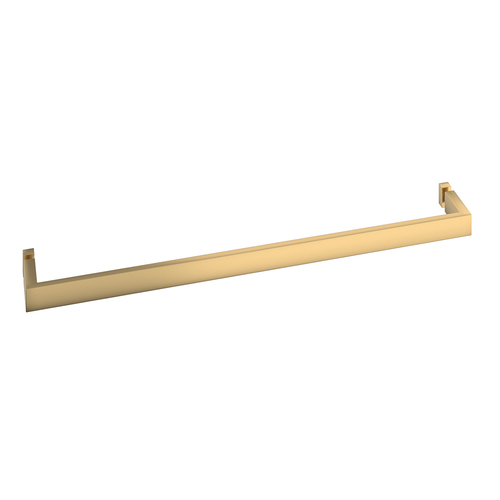 Satin Brass 24" Hollow Towel Bar U-Style