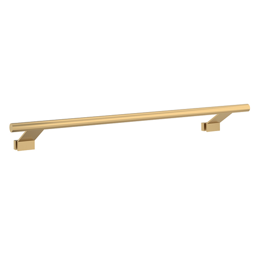 Satin Brass 24" Hollow Towel Bar C-Style