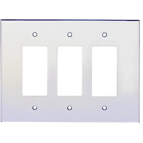 Clear Triple Designer Acrylic Mirror Plate