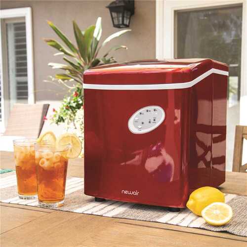 NewAir AI-100R Countertop Ice Maker 28 Lbs Of Ice A Day