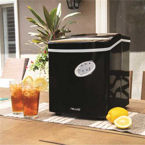 NewAir AI-100BK Countertop Ice Maker 28 Lbs. Of Ice A Day Black