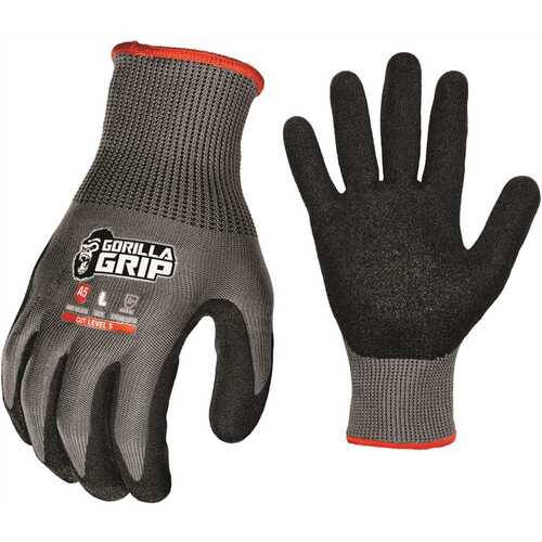 GORILLA GRIP 27233-212B A5 Cut Resistant Work Gloves - X-Large