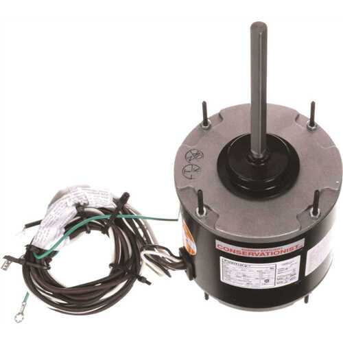 CENTURY MOTORS FE1016SF Condenser Fan Motor, 1/6 Hp, 1 Ph, 60 Hz, 208-230 V, 1075 Rpm