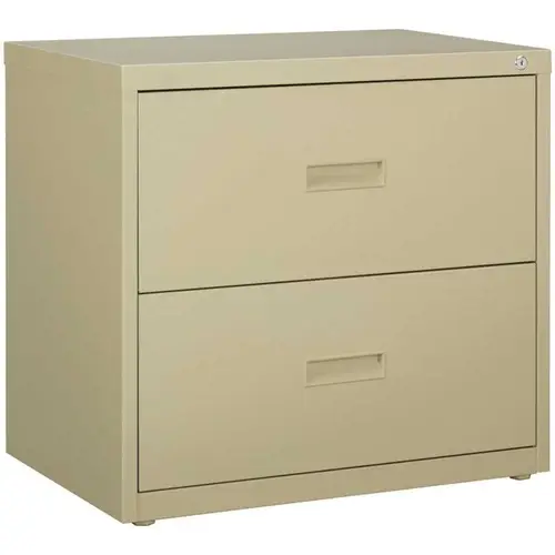 Hirsh Industries 14414 25" Deep 2 Drawer Legal Width Metal Vertical File Grade Light Gray