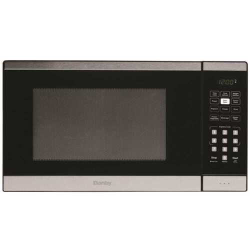 Danby Products DBMW0925BBS 0.9 Cubic Feet Countertop Microwave In Black And Stainless Steel