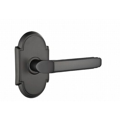 Milano Lever Left Hand Dummy Pair With # 8 Style Rose Flat Black Finish
