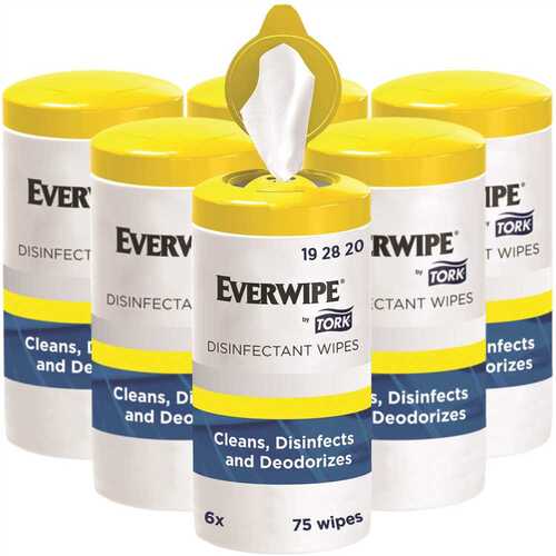 EVERWIPE 192820 Disinfectant Wipe Cleans Disinfects And Deodorizes