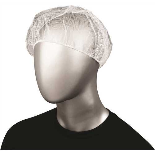 Ambishield HN24WHT/1000 Nylon Mesh Hairnet 1/8" Holes 24" White