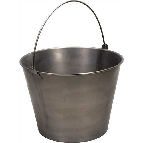 Vestil BKT-SS-500 Bkt-Ss-500 Stainless Steel Bucket 11 Depth 5 Gallon 57 Pound Capacity