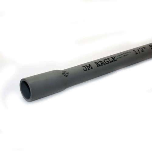 Anixter 50EC40 Conduit, 1/2" x 10' Schedule 40 PVC