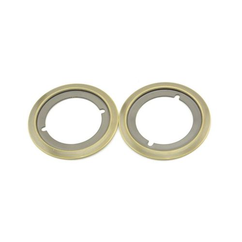 Trim Ring for 2-1/8" Door Antique Brass Finish