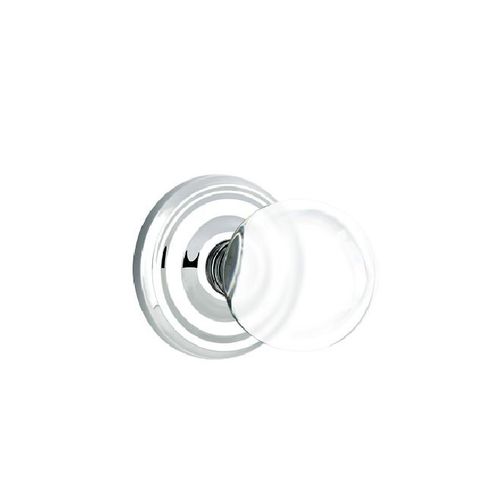 Bristol Knob Passage With Regular Rose Bright Chrome Finish