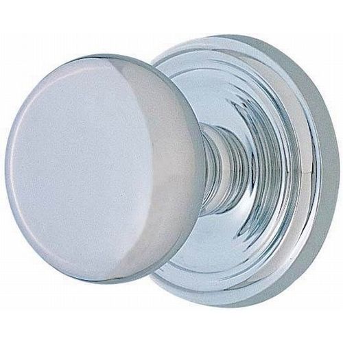 Providence Knob Passage With Regular Rose Bright Chrome Finish