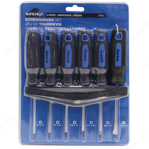 6pc Soft Grip Screwdriver Set