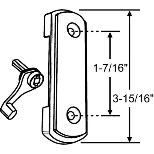 Secondary Thumb Turn Black