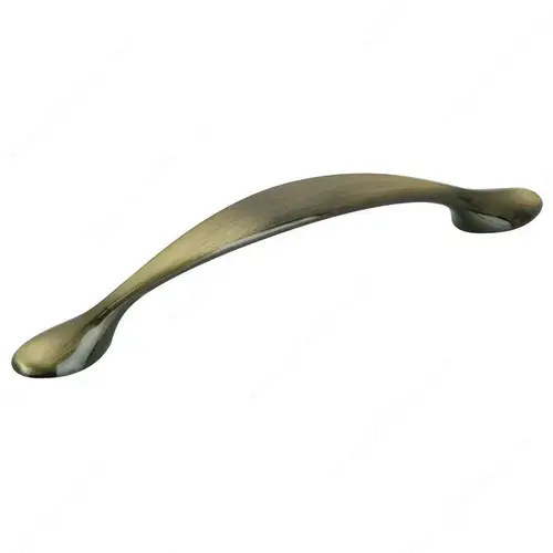 Traditional Metal Pull - 1079 Brushed Antique Brass