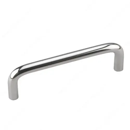 Modern Metal Pull - 108 Chrome