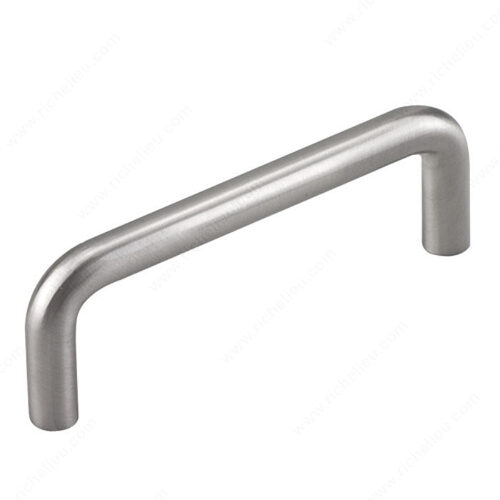 Modern Metal Pull - 108 Brushed Nickel