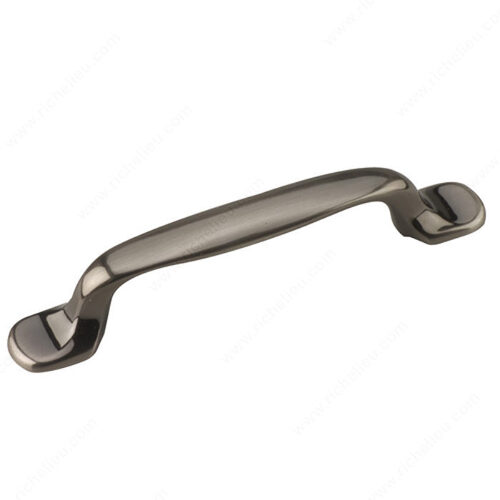 Traditional Metal Pull - 1087 Brushed Black Nickel