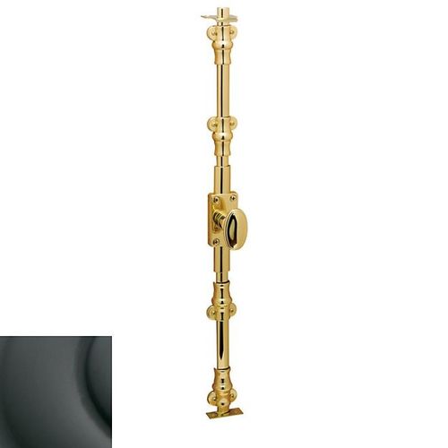 Baldwin 8106102L8LK Left Hand 8' Ornamental Cremone Bolt Less Knob Oil