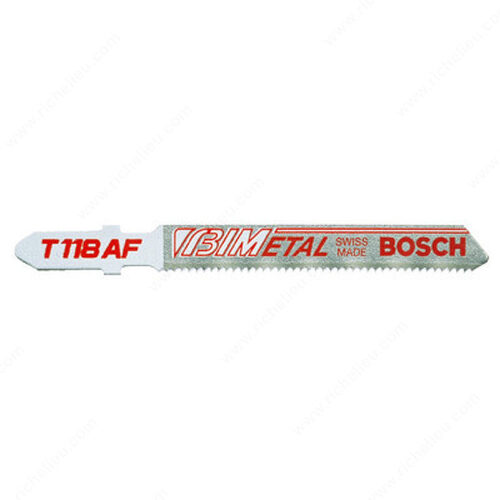 Bosch 118A Metal Jigsaw Blade - Wavy and Milled