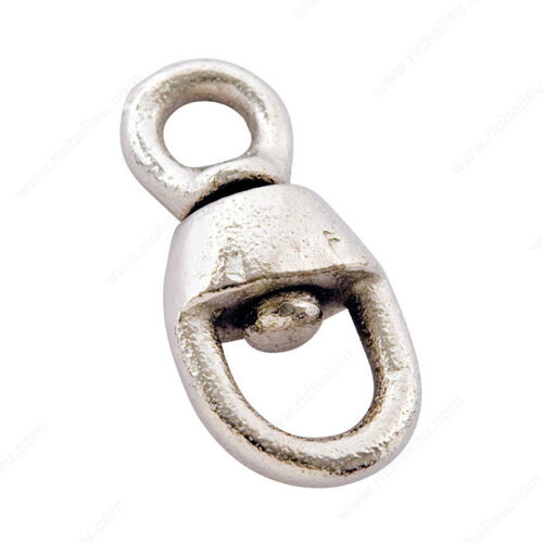 Single Malleable Swivel - Nickel Plated - pack of 5